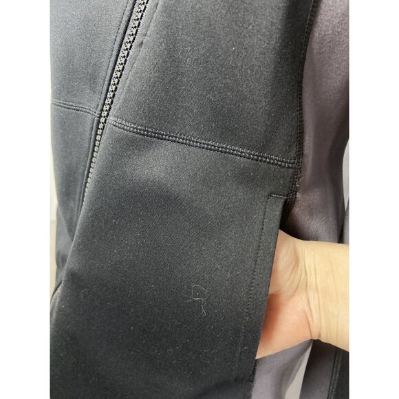 CAbi Womens Asymmetrical Zip Jacket Medium Black & Gray Polyester Spandex Blend - Picture 6 of 11